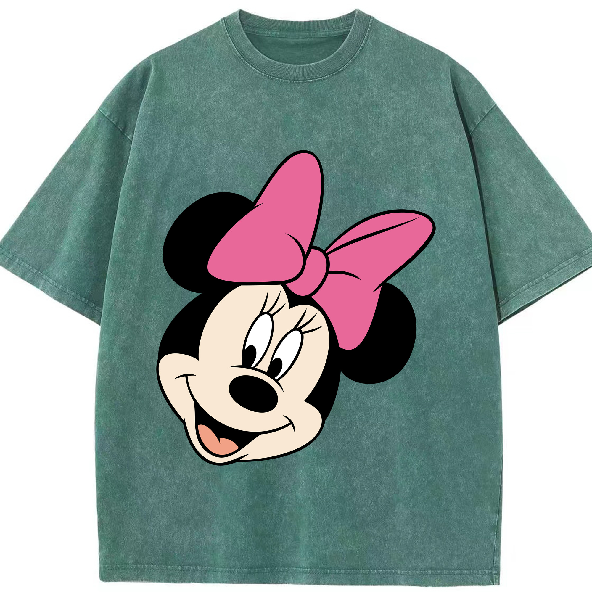 （画像用） ミッキーマウス Mickey Mouse 綿100% ヴィンテージ風 半袖Tシャツ（フロントプリント）